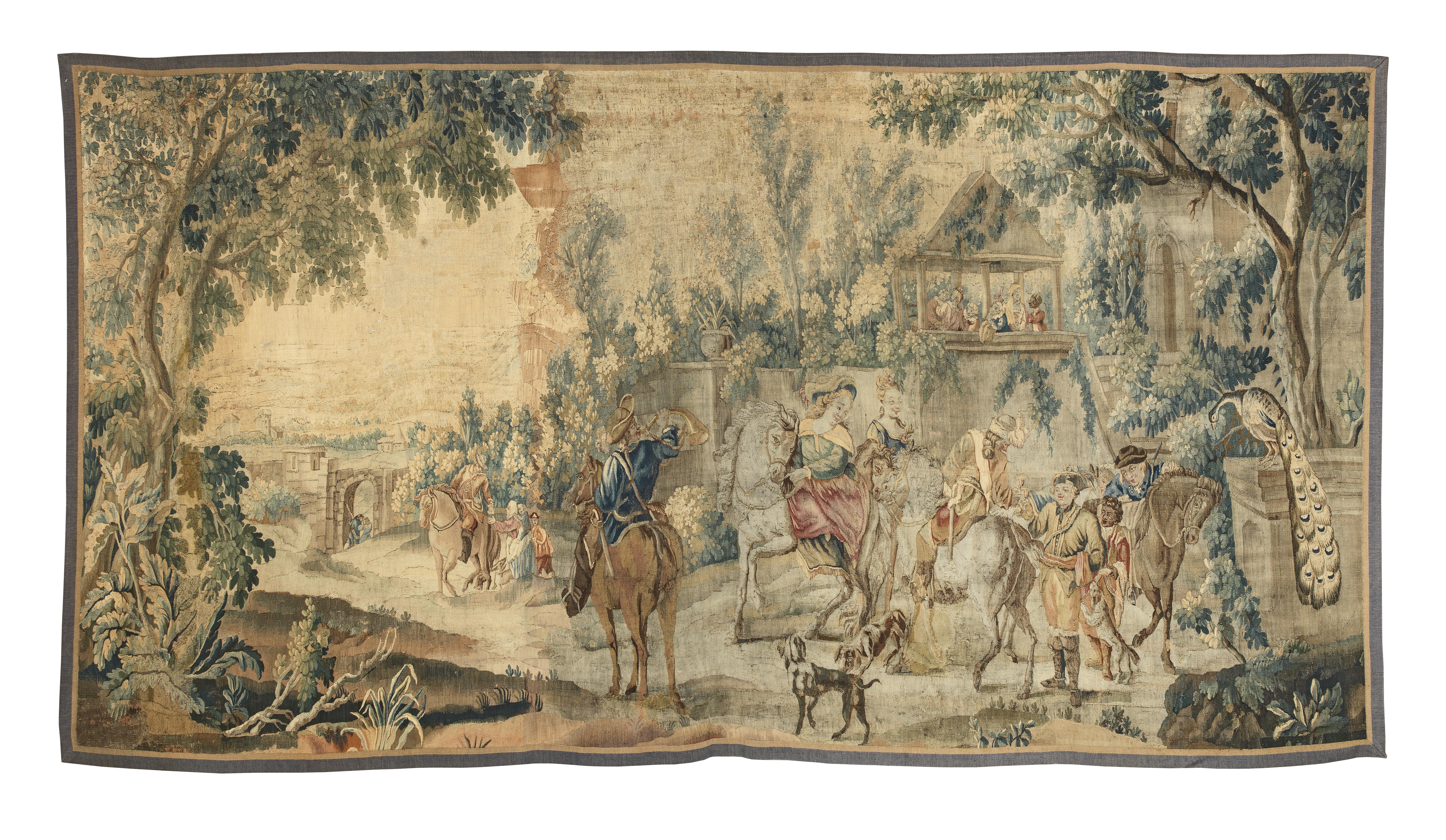 An Aubusson tapestry French, 18th century