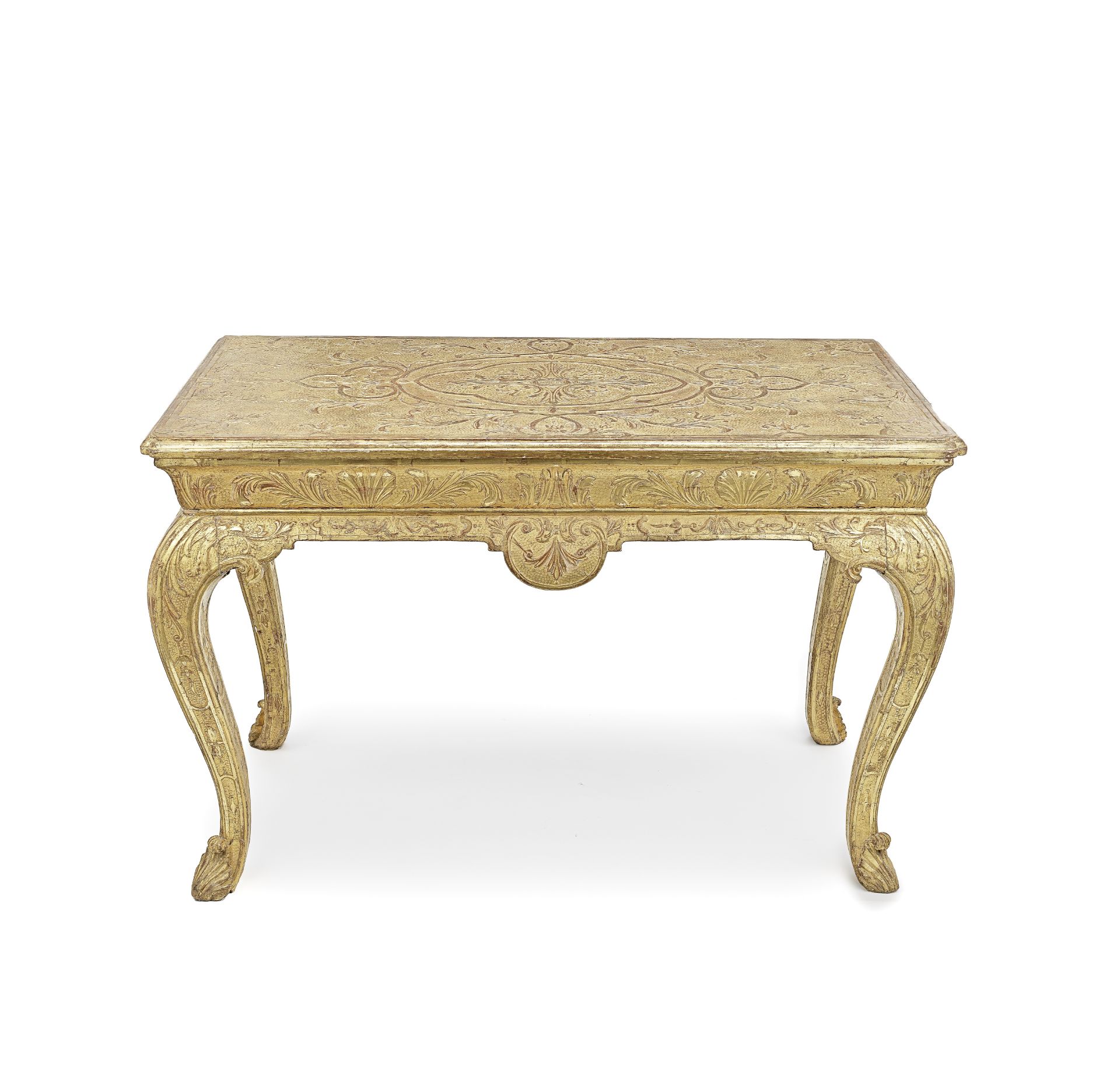 A George I gilt gesso side table 1720-1726, possibly by John Belchier