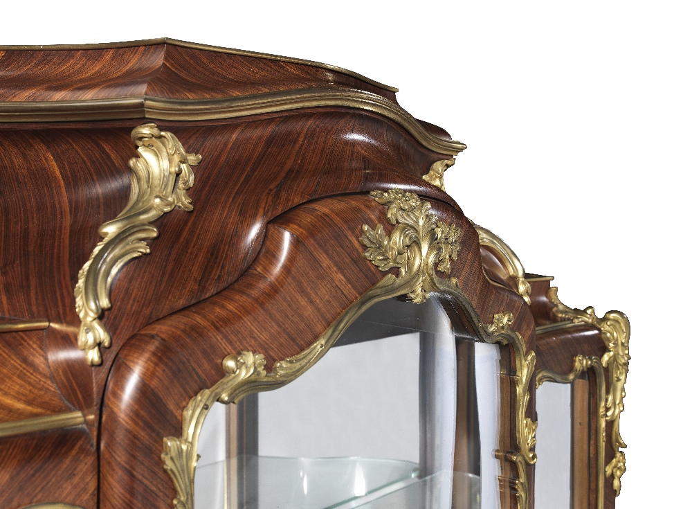 A French 19th century ormolu mounted kingwood vitrine attributed to Paul Sormani (1817-1877) - Image 2 of 2