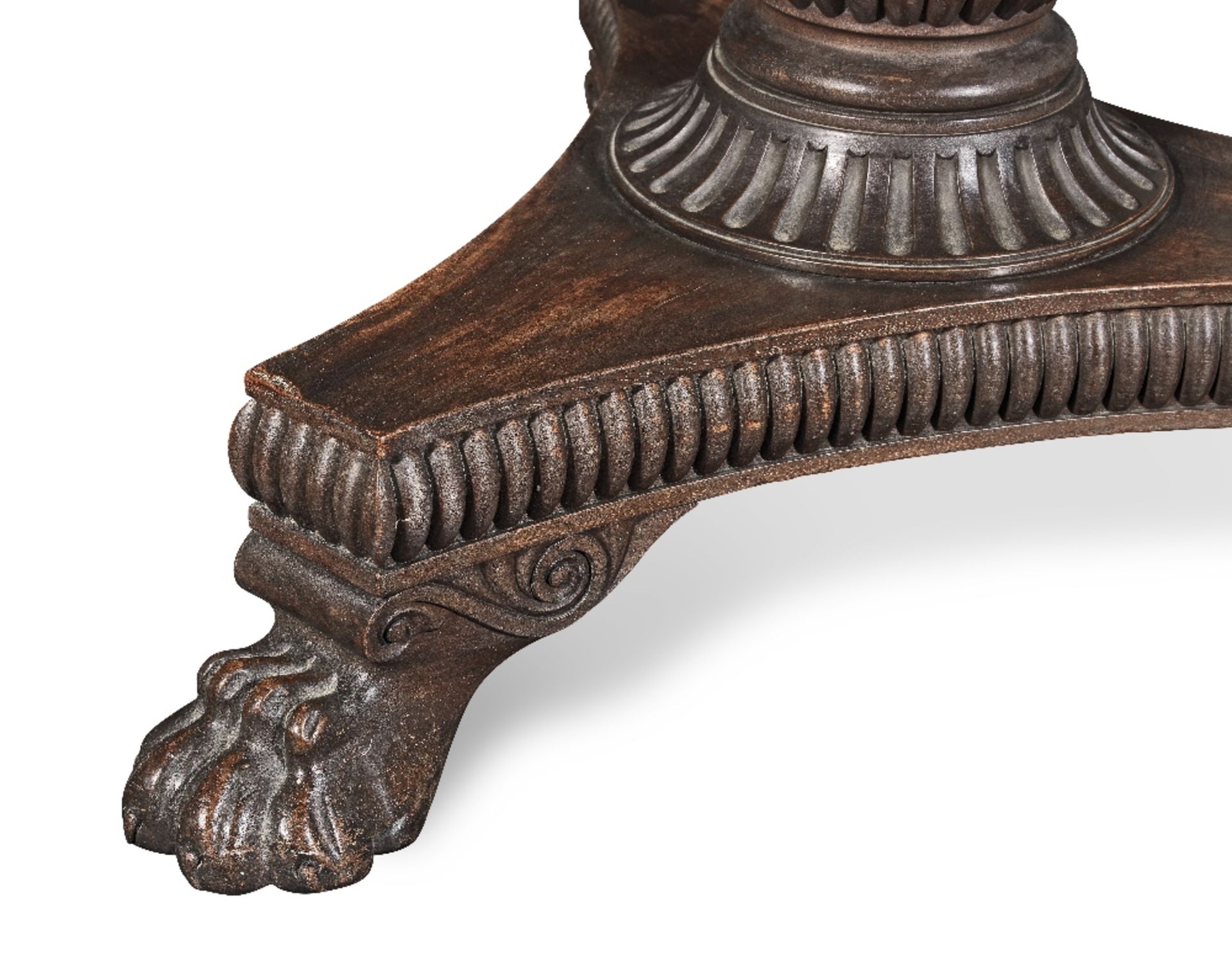 OF GRAND TOUR INTEREST - A Regency or George IV mahogany centre table with an Italian early 19th ... - Bild 8 aus 9