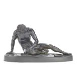 Giuseppe Caputi (Italian, active 1813-1833): A Roman patinated bronze figure of 'The Dying Gaul' ...