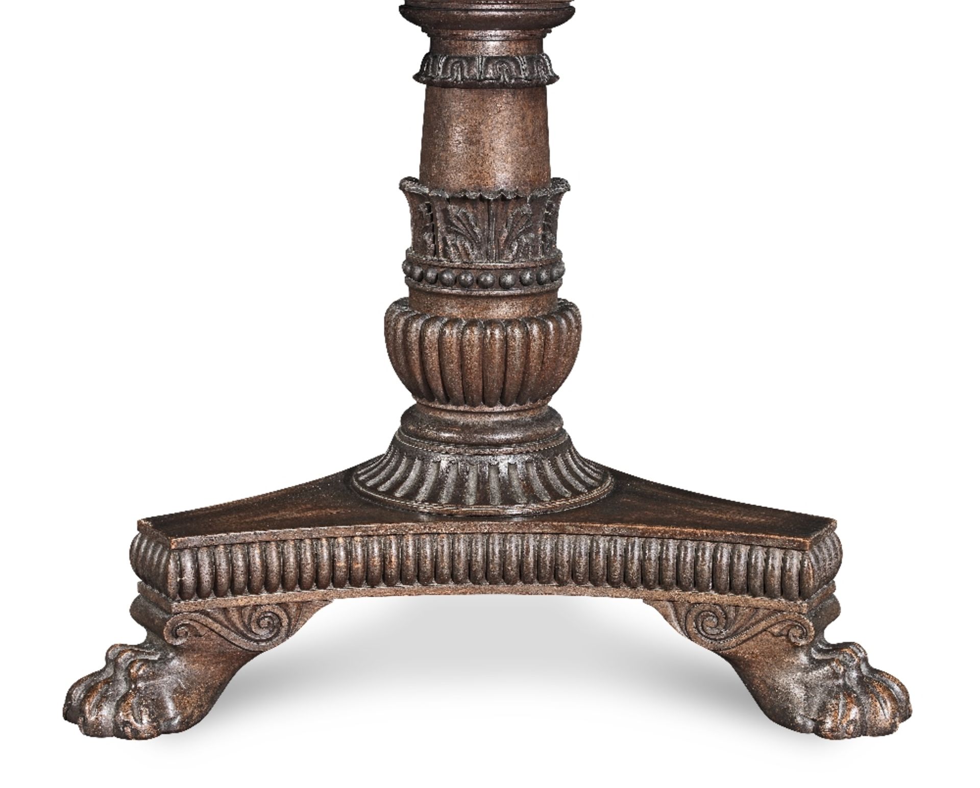 OF GRAND TOUR INTEREST - A Regency or George IV mahogany centre table with an Italian early 19th ... - Bild 7 aus 9