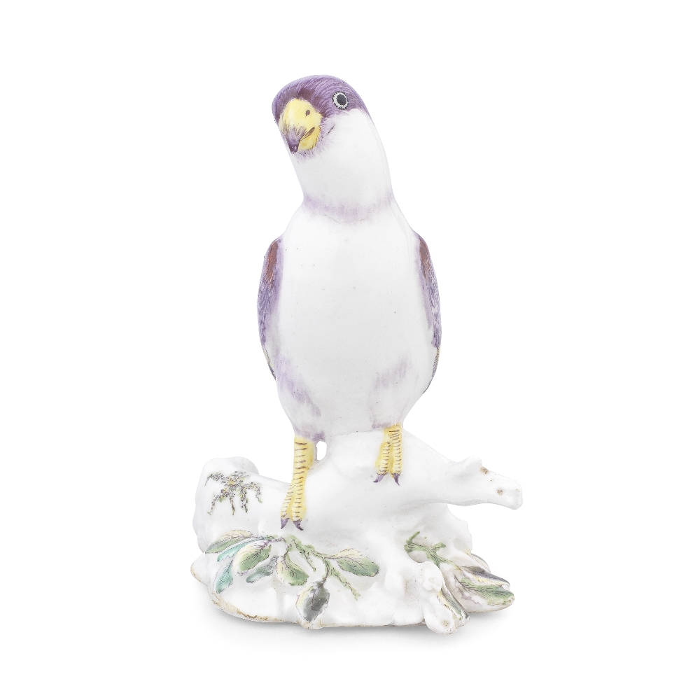 An exceptional Chelsea model of a parakeet, circa 1749-52 - Image 2 of 7