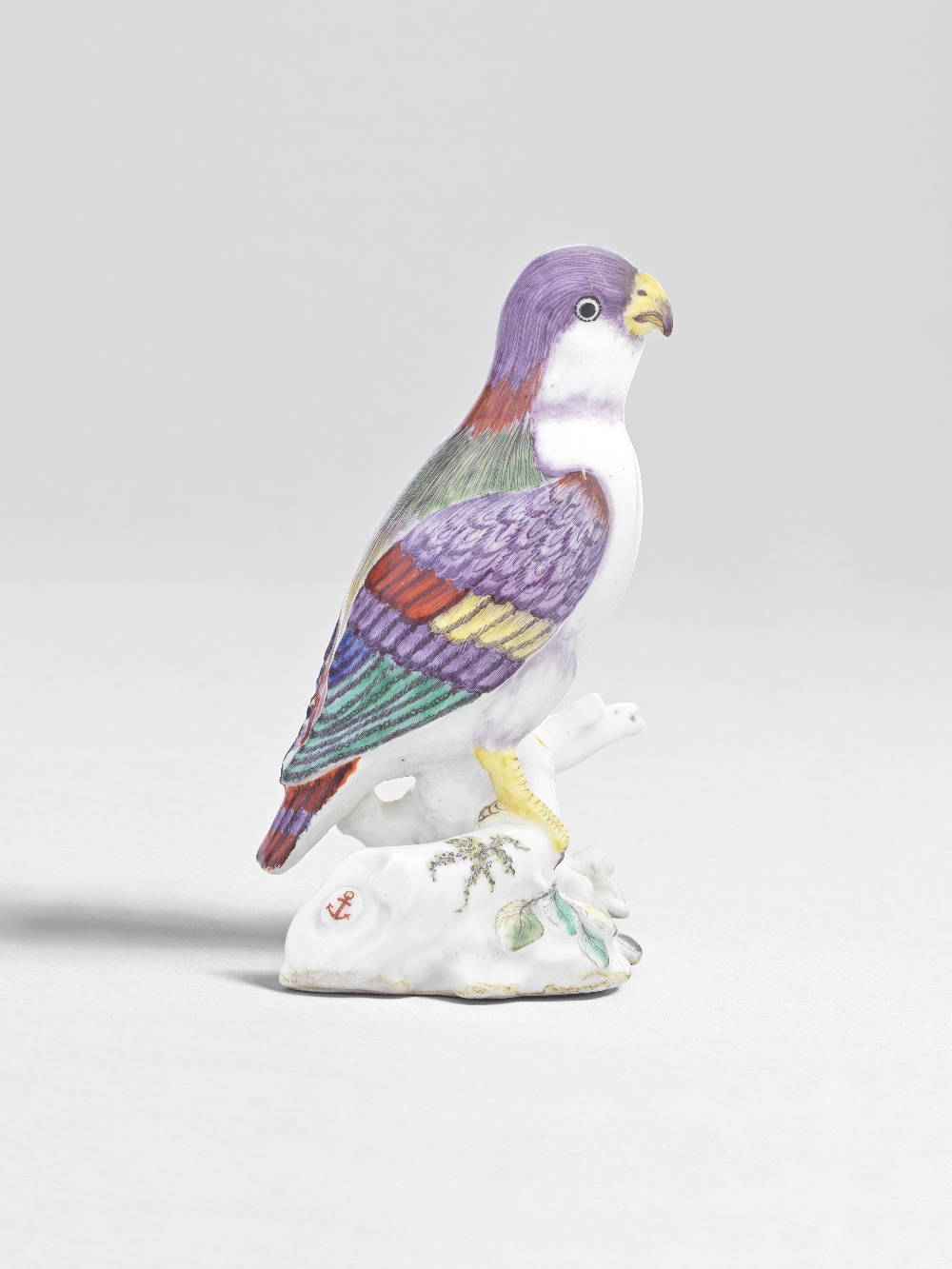 An exceptional Chelsea model of a parakeet, circa 1749-52 - Image 7 of 7