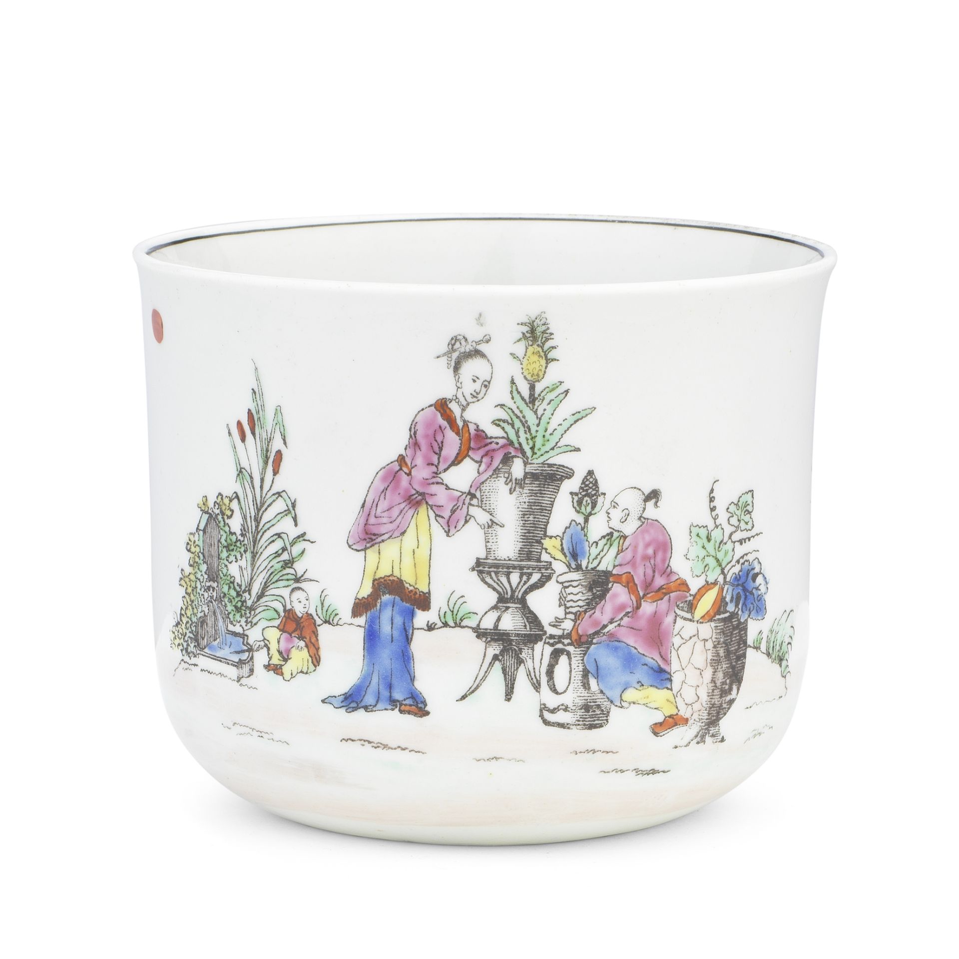 A Worcester finger bowl, circa 1754-55