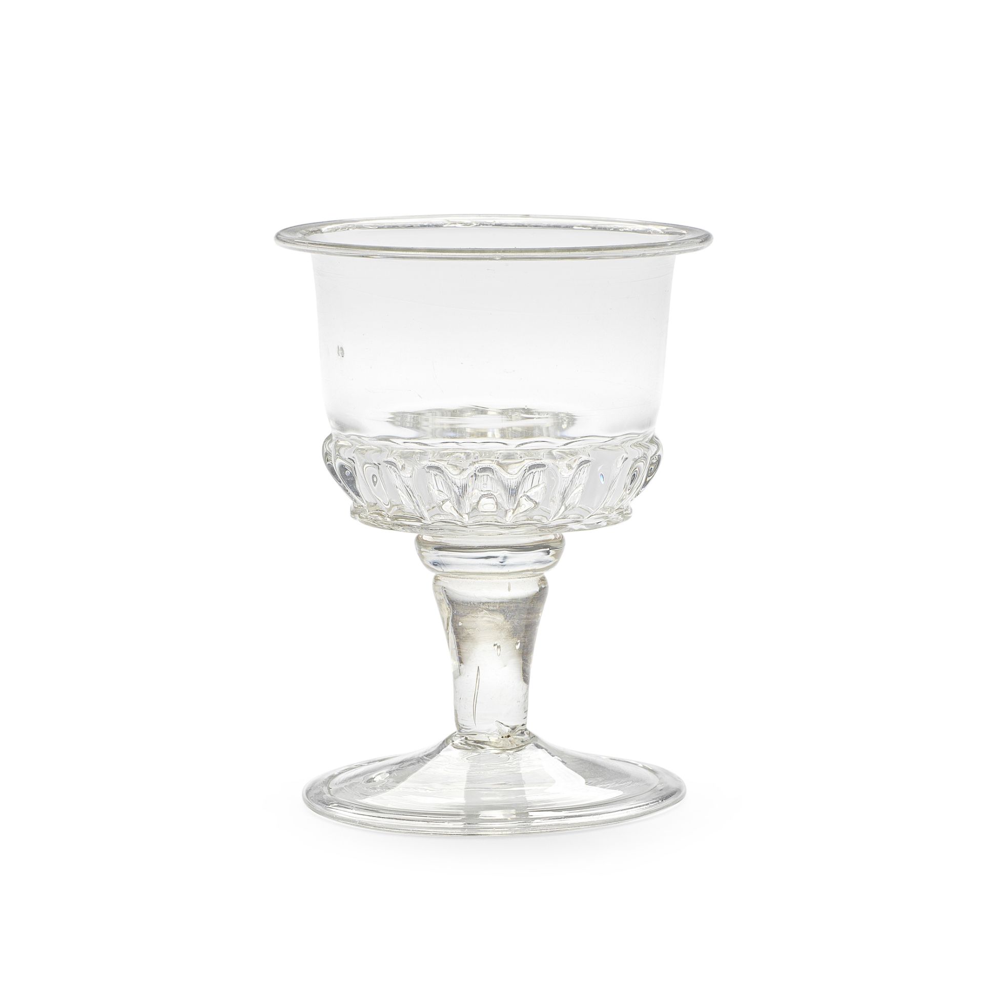 An early English baluster sweetmeat glass, circa 1690-1700