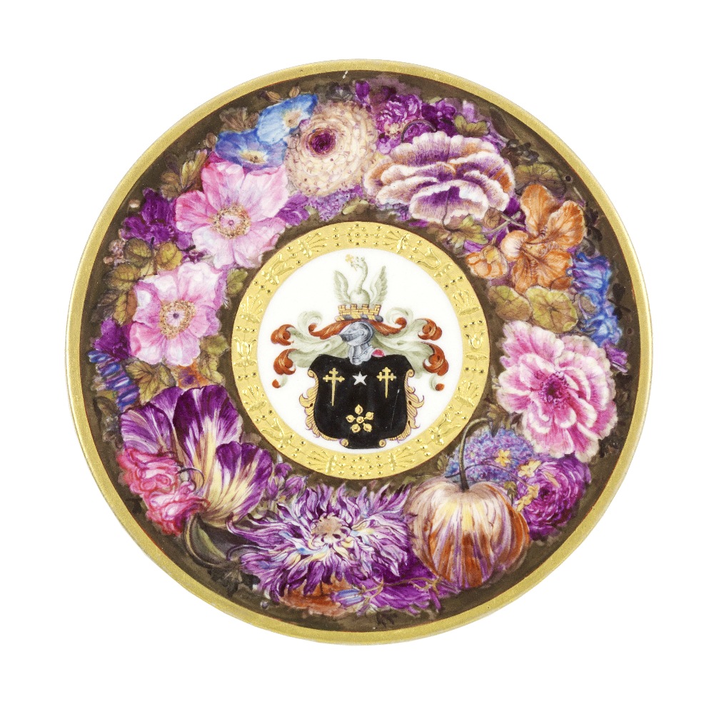 An important Flight, Barr and Barr Worcester armorial vase and cover, circa 1814-20 - Image 3 of 5