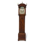 A fine and rare late 18th century mahogany automaton longcase clock Richard Comber, Lewes