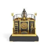 A late 19th century French automaton clock in the form of a ship's deck Andre Romain Guilmet and ...