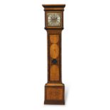 An early 18th century walnut marquetry longcase clock William Camden, London