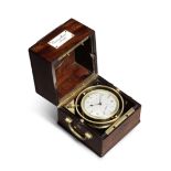A fine and rare late 18th century mahogany two-day marine chronometer with Exhibition Provenance ...