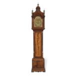 A good late 18th century mahogany quarter chiming longcase clock James Allen, London