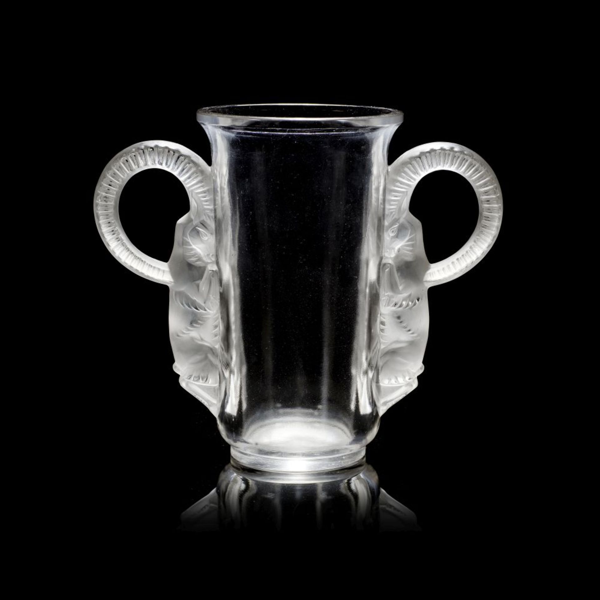 Ren&#233; Lalique 'Thibet' vase, designed 1931