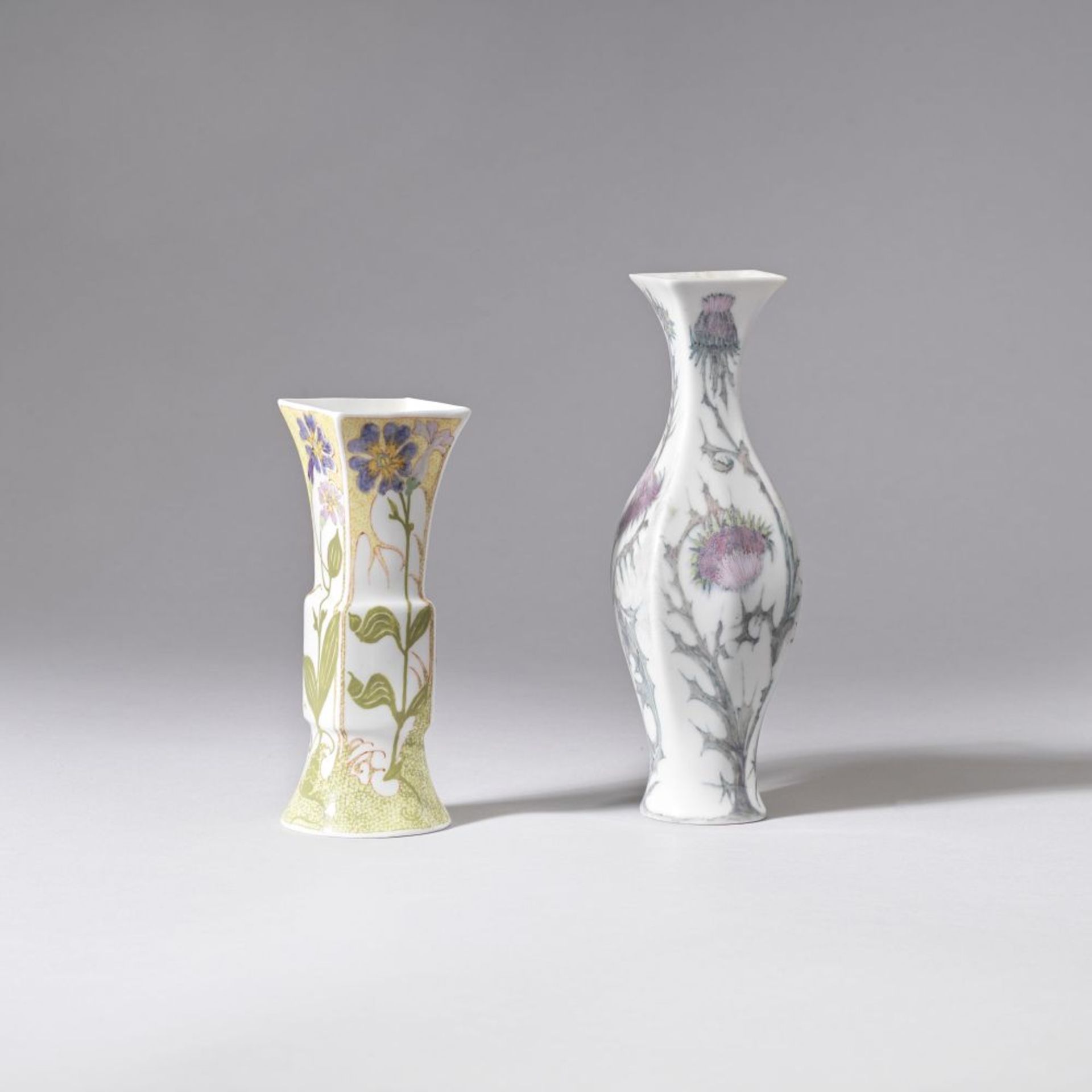 Rozenburg Two miniature vases, 1904 and 1906