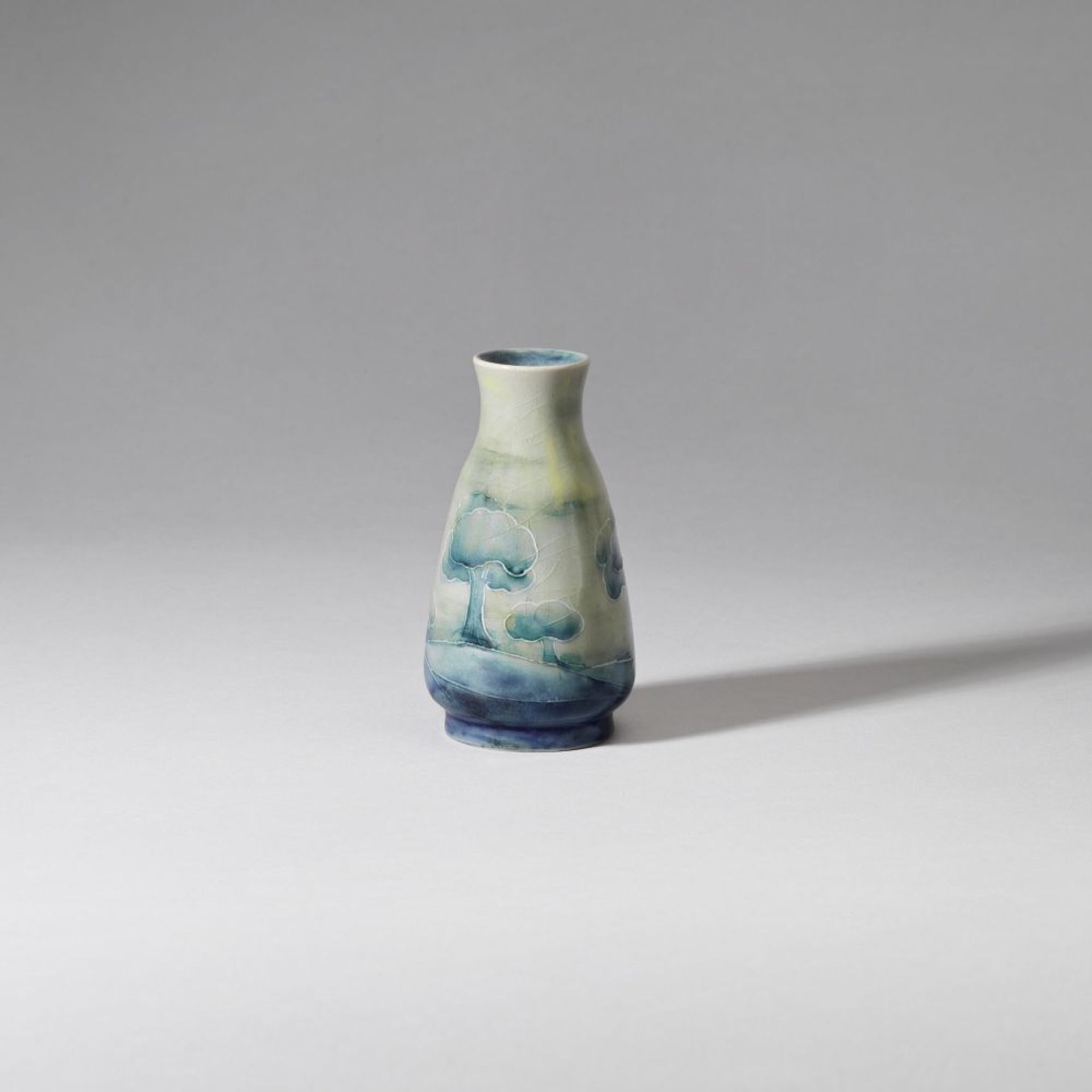 William Moorcroft 'Hazeldene' miniature vase, circa 1905