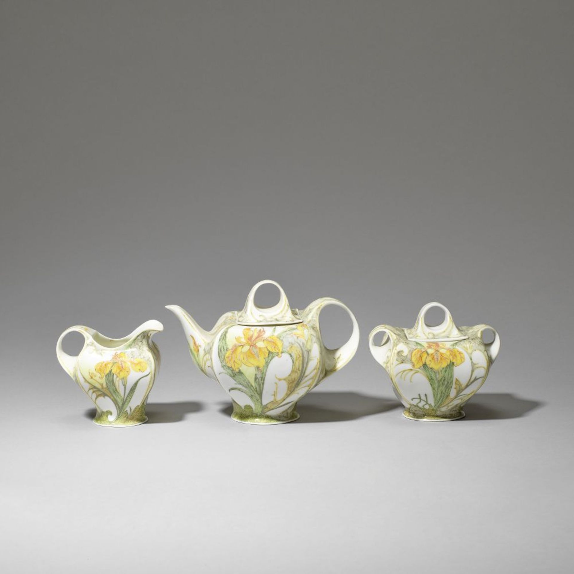 Rozenburg Three-piece teaset, 1909-1910 - Image 2 of 2