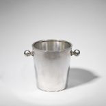 Luc Lanel for Christofle 'Transat' ice bucket, designed for the first-class service, S.S. Normand...