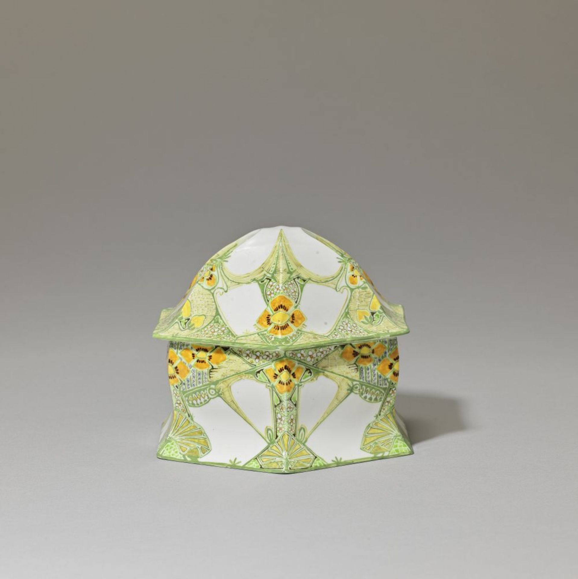 Rozenburg 'Bonbonni&#232;re' hexagonal box and cover, 1901 - Image 2 of 2