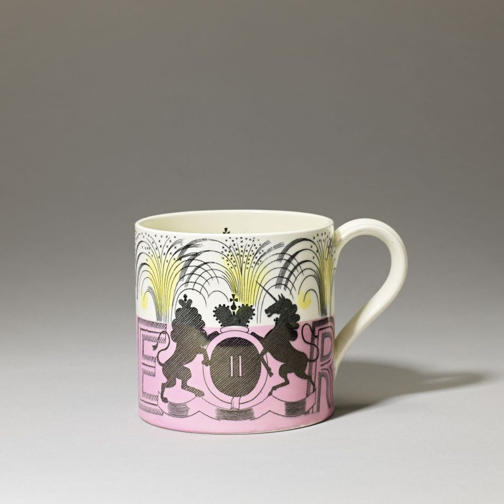 Eric Ravilious 'Coronation' mug, 1953