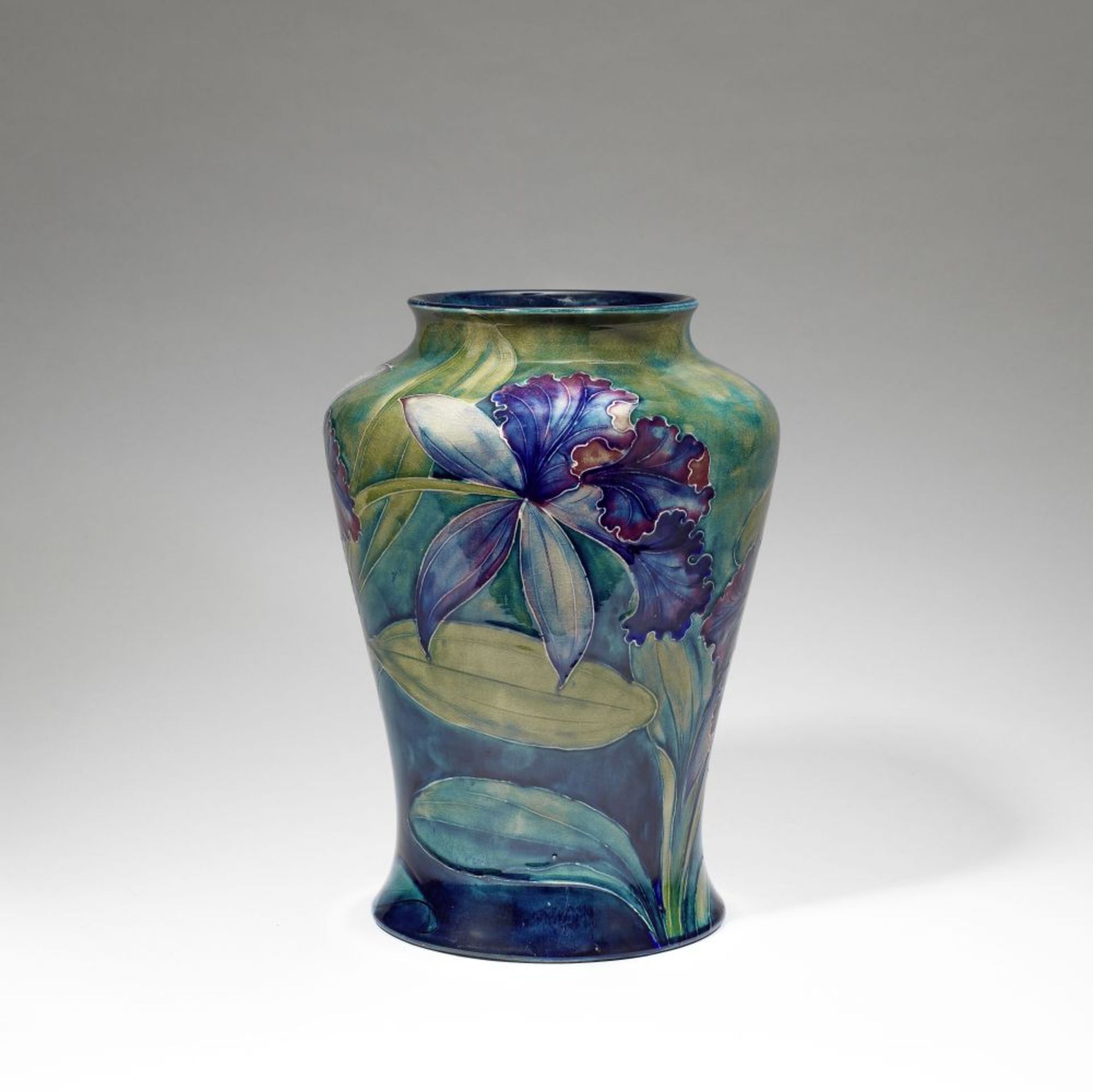 William Moorcroft 'Orchid' vase, model no. 22, circa 1918