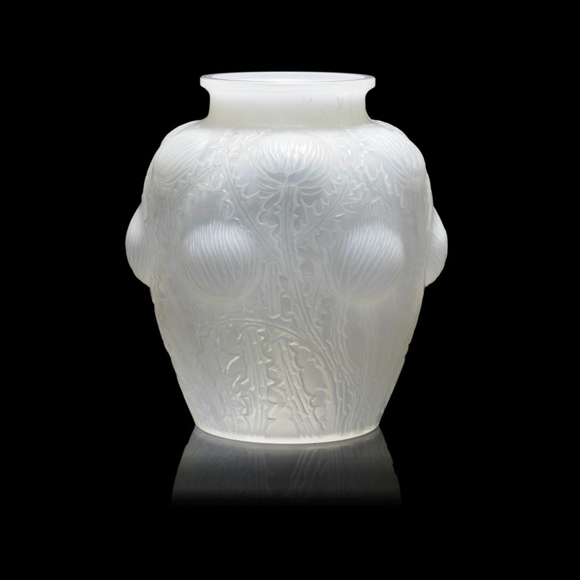 Ren&#233; Lalique 'Domremy' vase, designed 1926