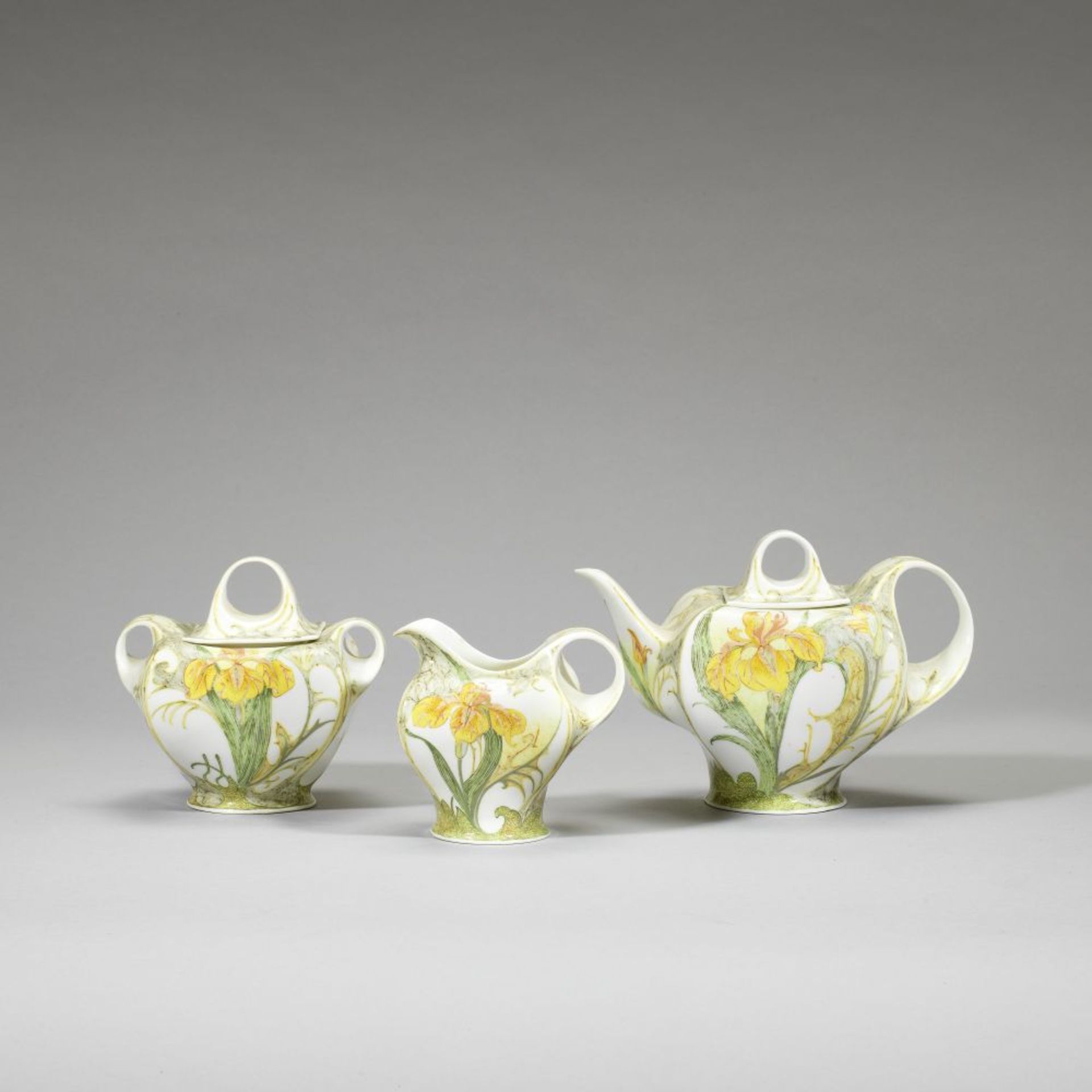 Rozenburg Three-piece teaset, 1909-1910