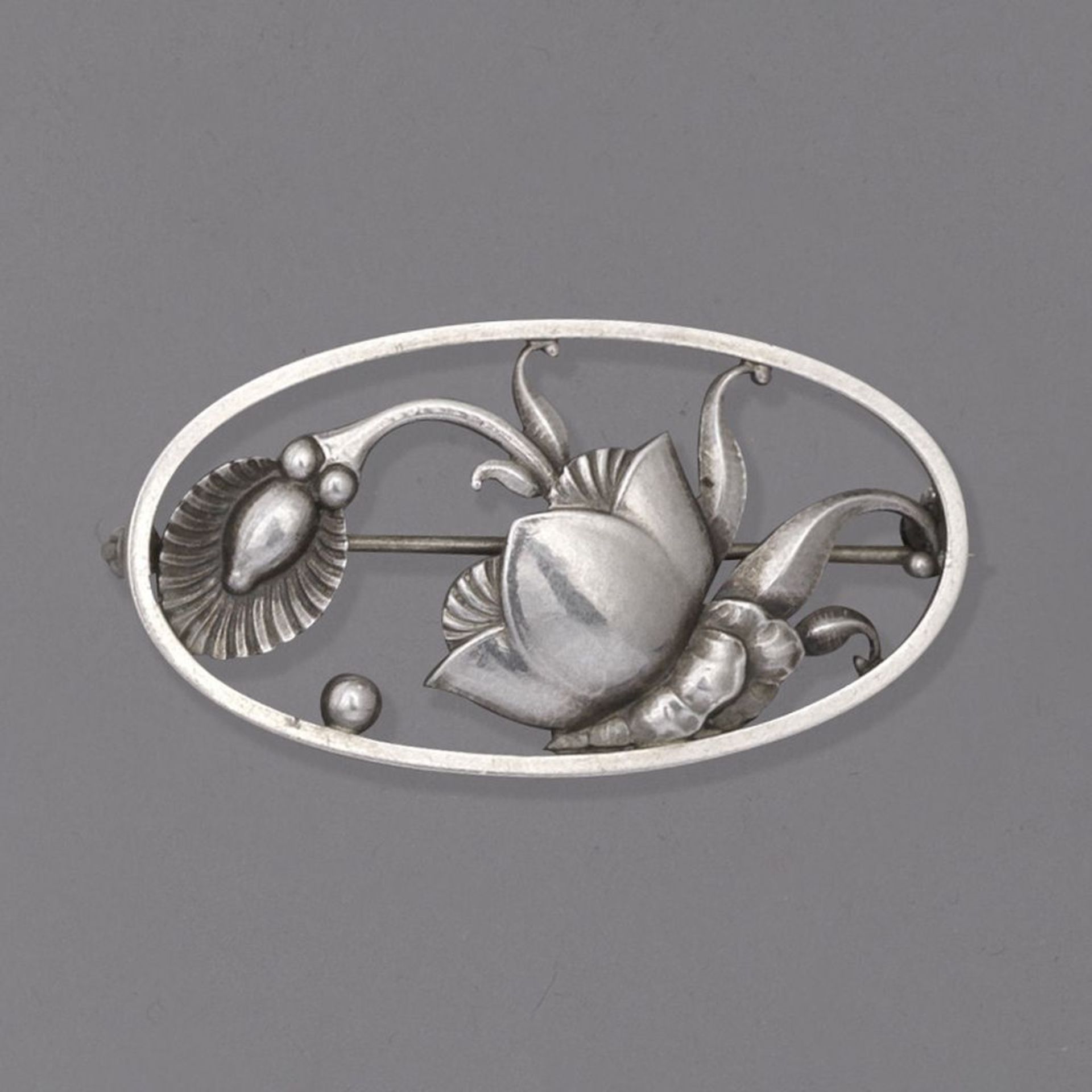 Gundorph Albertus for Georg Jensen Brooch, design no. 274, circa 1950 - Bild 2 aus 2