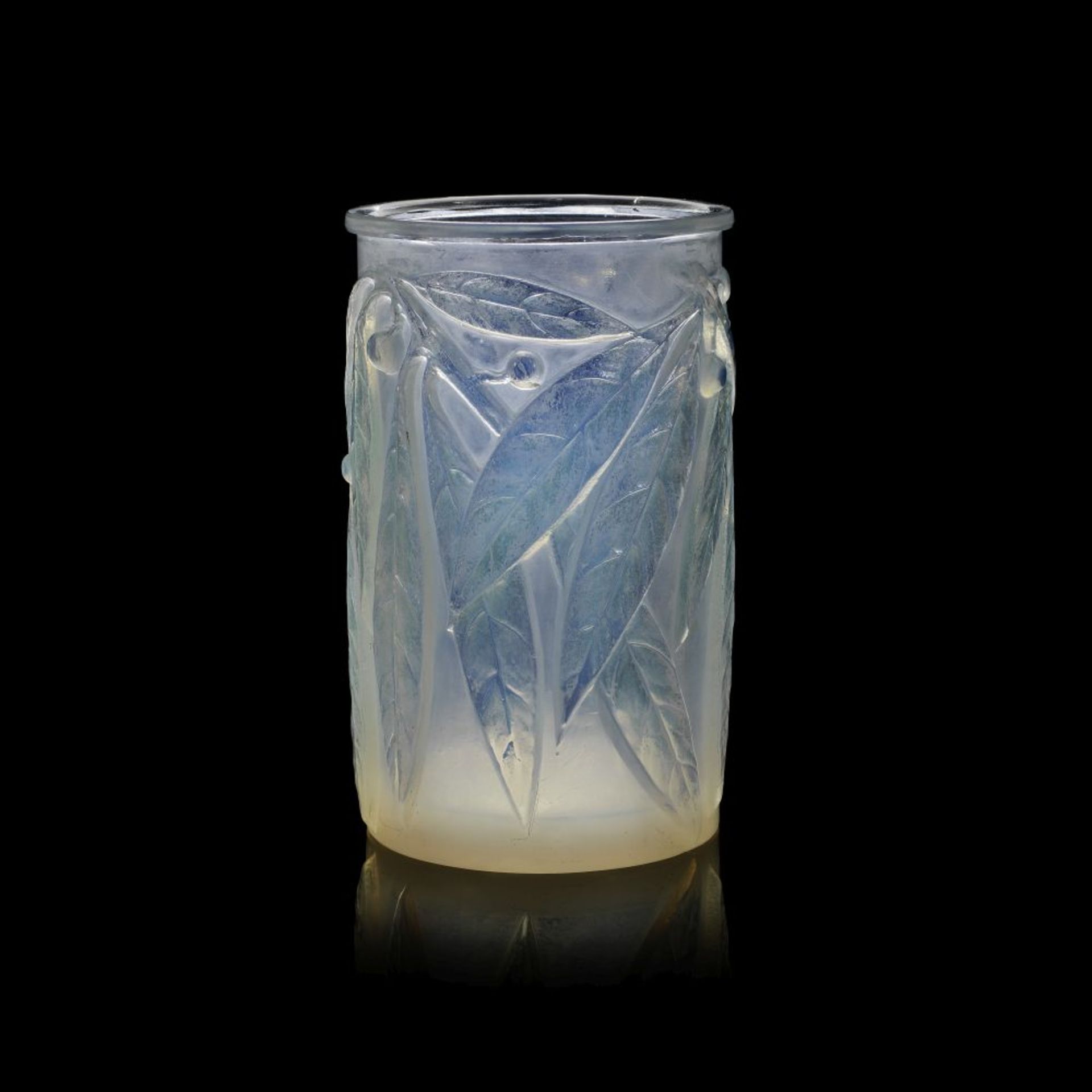 Ren&#233; Lalique 'Laurier' vase, designed 1922