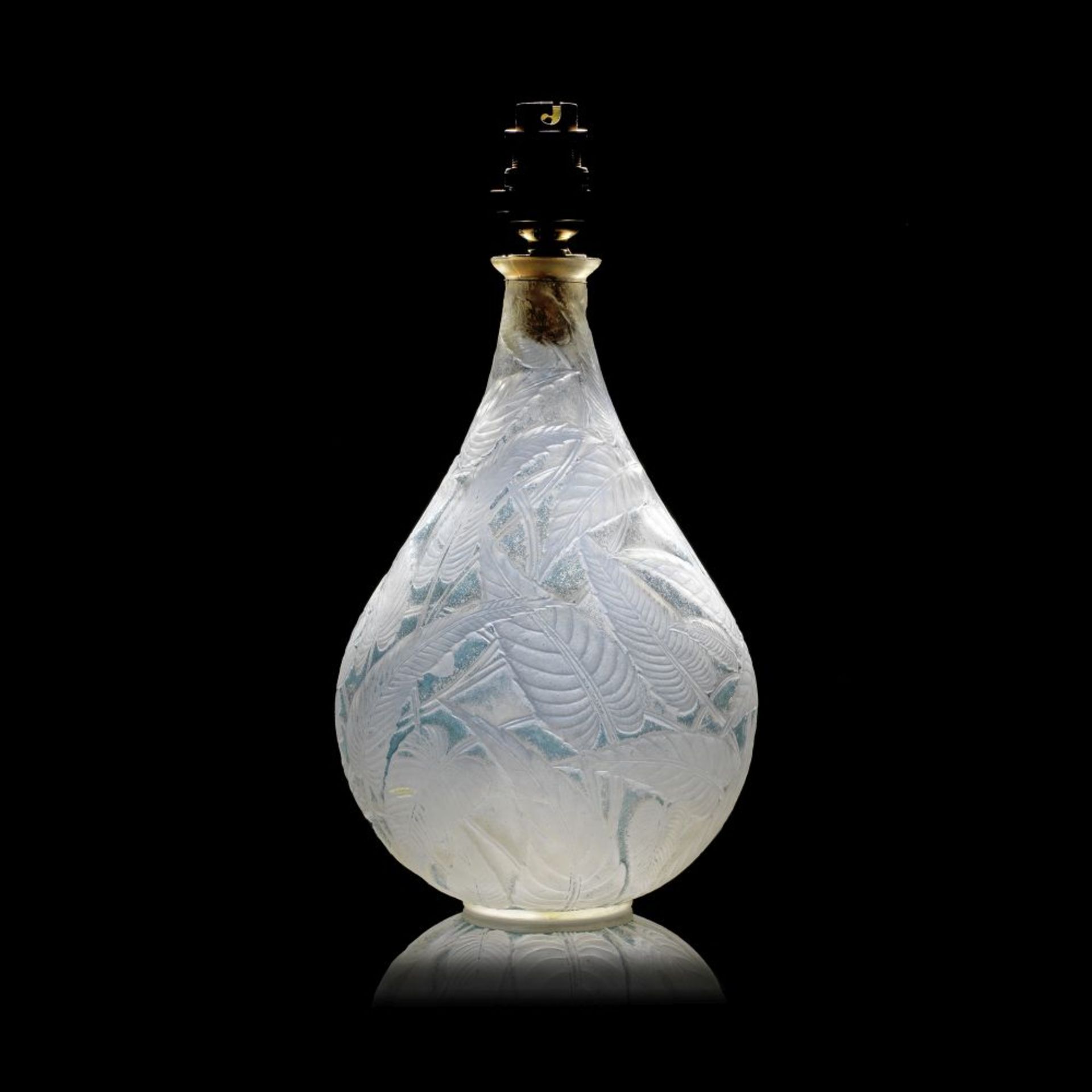 Ren&#233; Lalique 'Sauge' vase, designed 1923