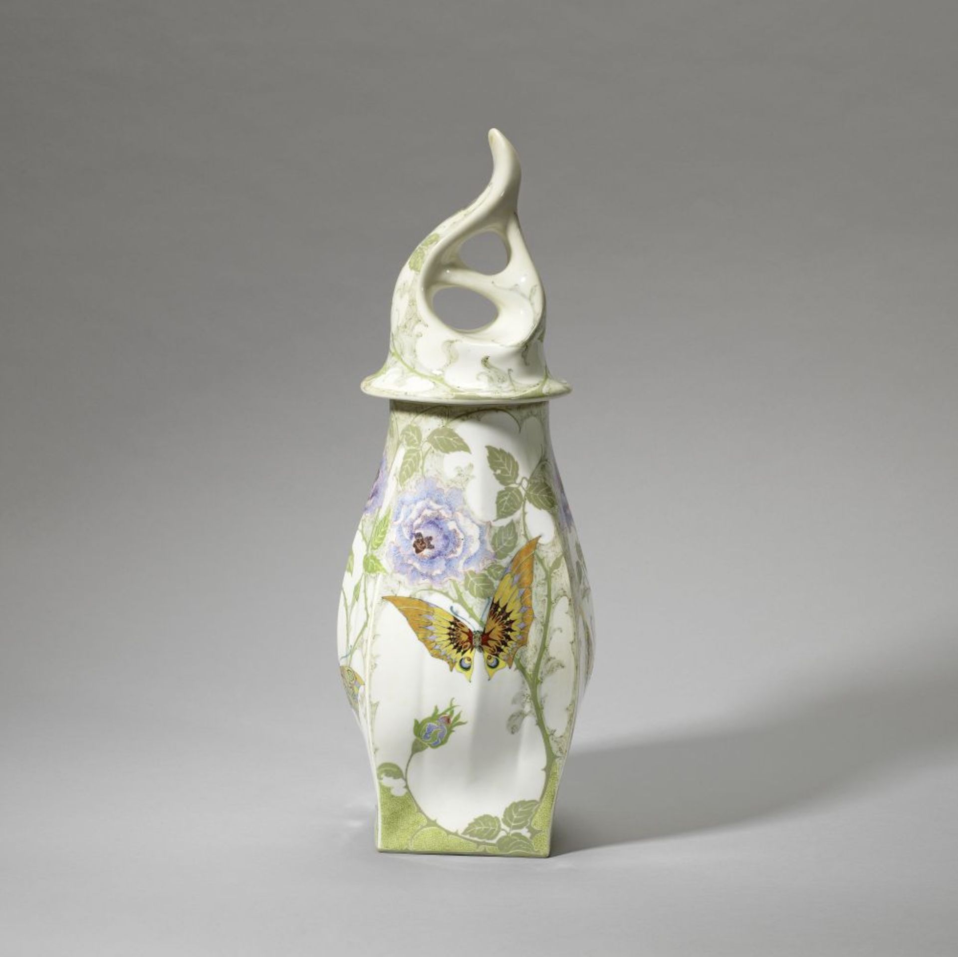 Rozenburg Vase and cover, circa 1900