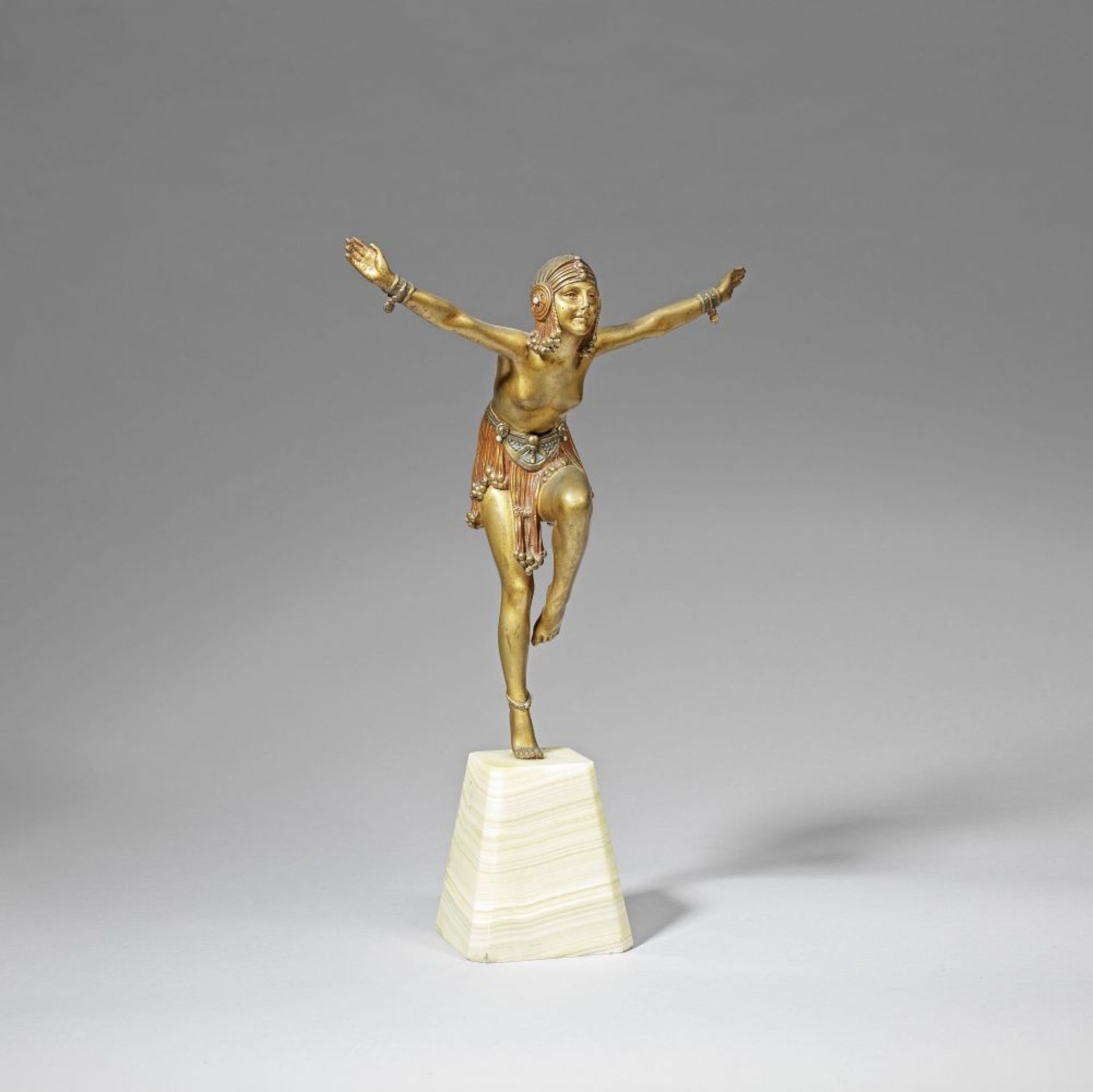 Demetre Chiparus 'Dancer of the Ganges' (Chain Dancer), circa 1925