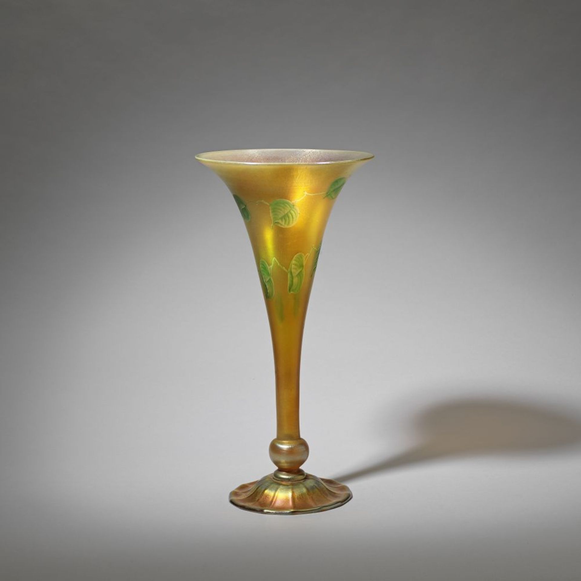 Louis Comfort Tiffany Tall 'Favrile' vase, 1913