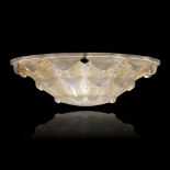 Ren&#233; Lalique 'Gaillon' ceiling light, designed 1927