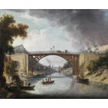 William Williams (Norwich 1727-1797 Bristol) The Iron bridge at Colebrookdale