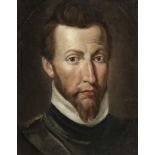 North Italian School, late 16th Century Portrait of a gentleman in armour, bust-length