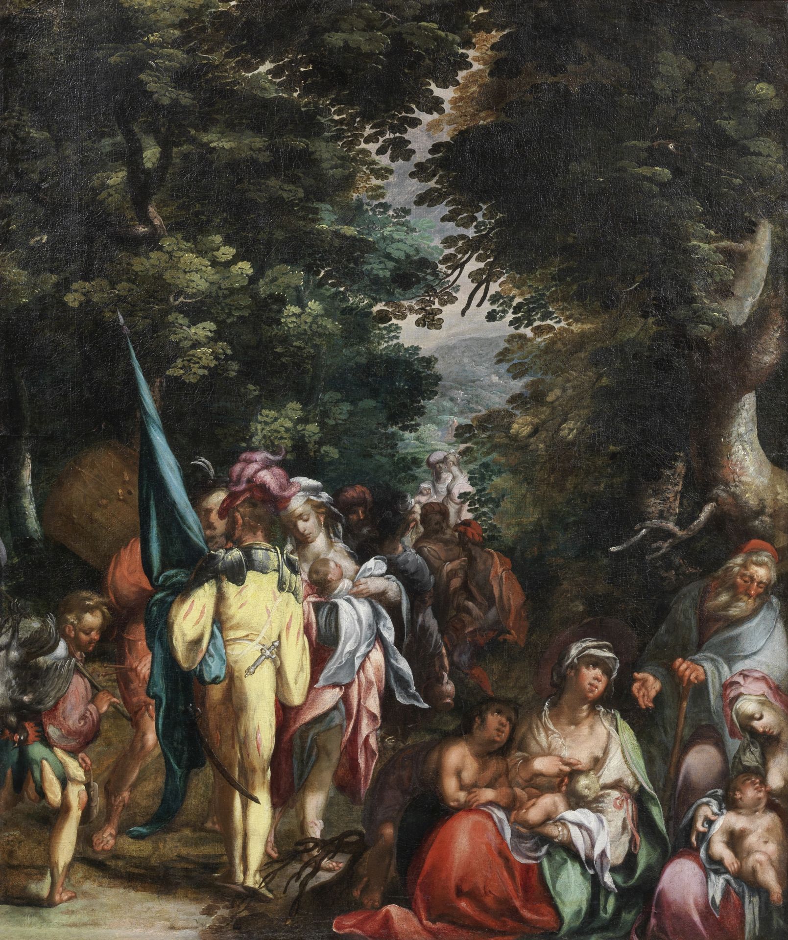 Abraham Bloemaert (Gorinchem 1566-1651 Utrecht) An Old Testament scene, possibly the Israelites i...