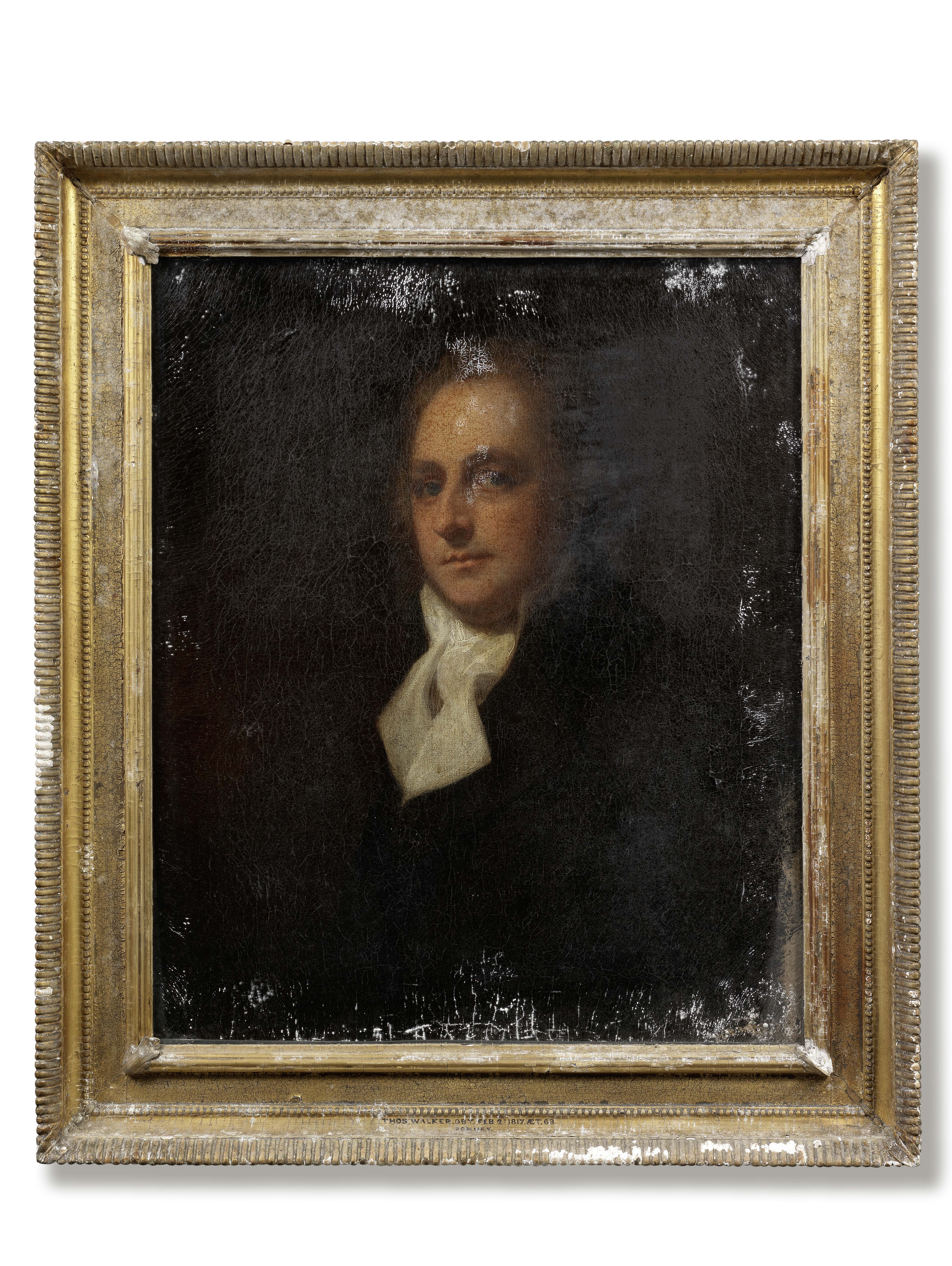 George Romney (Beckside 1734-1802 Kendal) Portrait of Thomas Walker (circa 1747-1817), half-lengt...