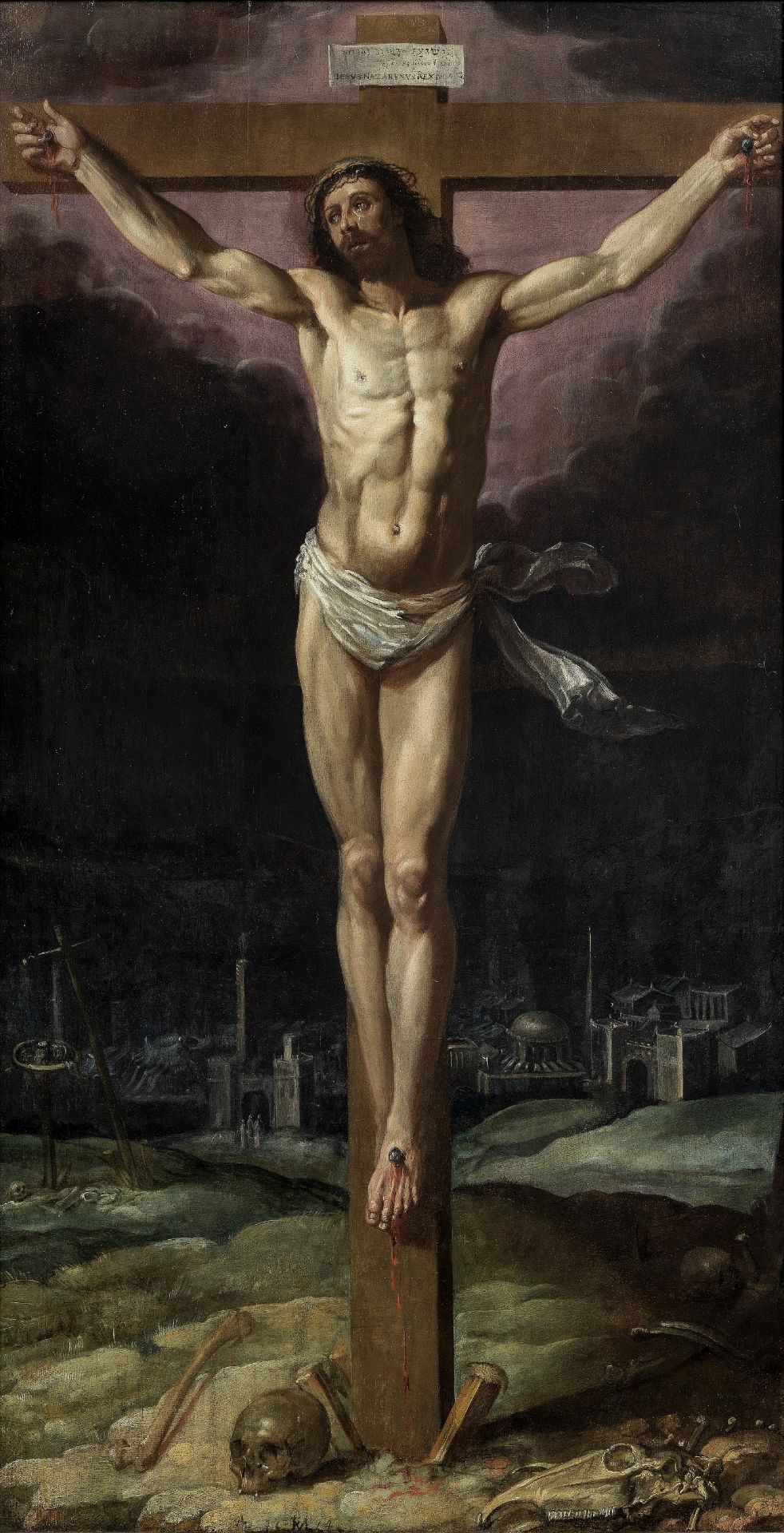 Monogrammist F. M. (active North Netherlands, 17th Century) The Crucifixion