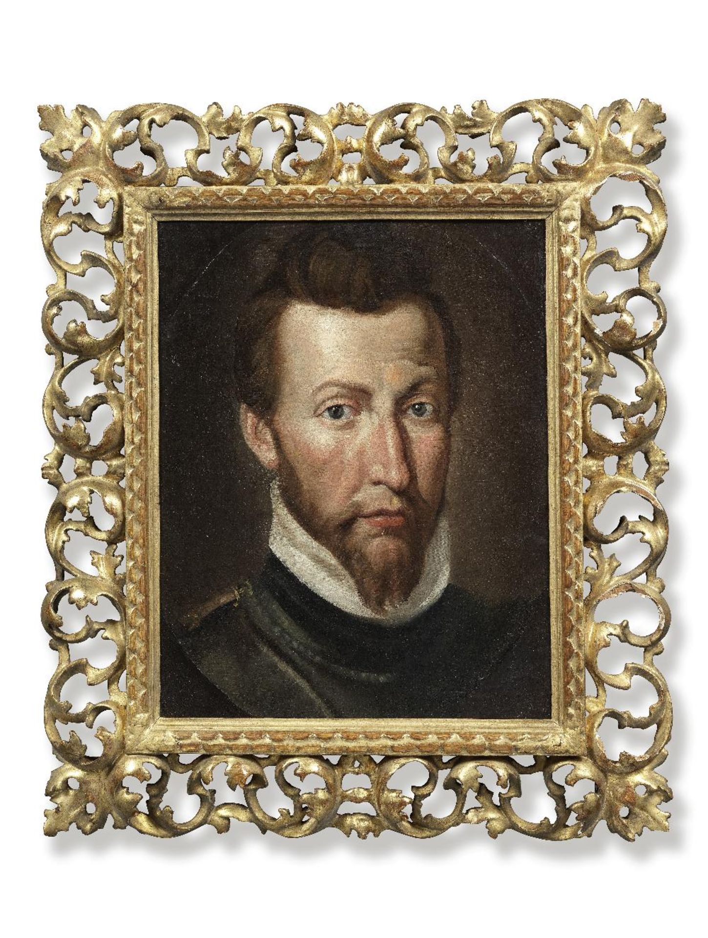 North Italian School, late 16th Century Portrait of a gentleman in armour, bust-length - Image 2 of 3