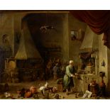 David Teniers the Younger (Antwerp 1610-1690 Brussels) Interior of a laboratory with an Alchemist...