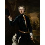 Enoch Seeman (Danzig circa 1694-1745 London) Portrait of Sir John Shuckburgh, 3rd. Bt, three-quar...