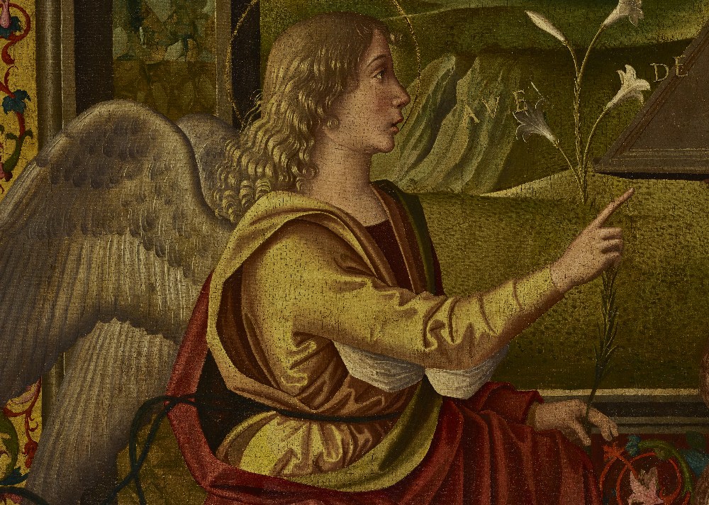 Marco Palmezzano (Forli 1460-1539) The Annunciation - Image 4 of 5