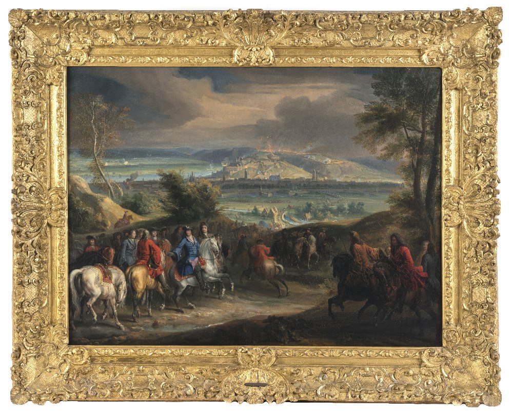 Jean-Baptiste Duru (Paris circa 1672-1709 Nancy) A cavalry skirmish depicting an army attacking a... - Image 2 of 4