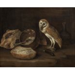 George William Sartorius (London 1759-1828) A kitchen still life with a barn owl