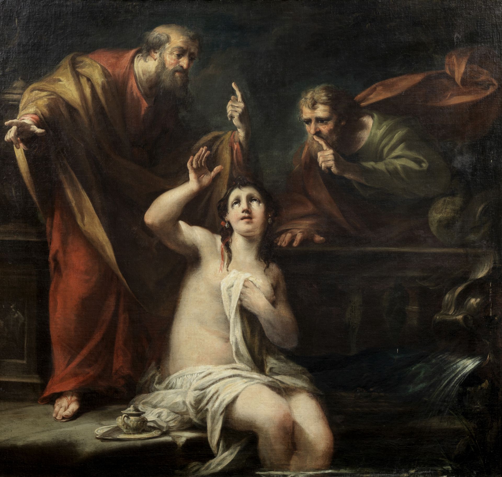 Attributed to Antonio Bellucci (Pieve di Soligo 1654-1726) Susannah and the Elders