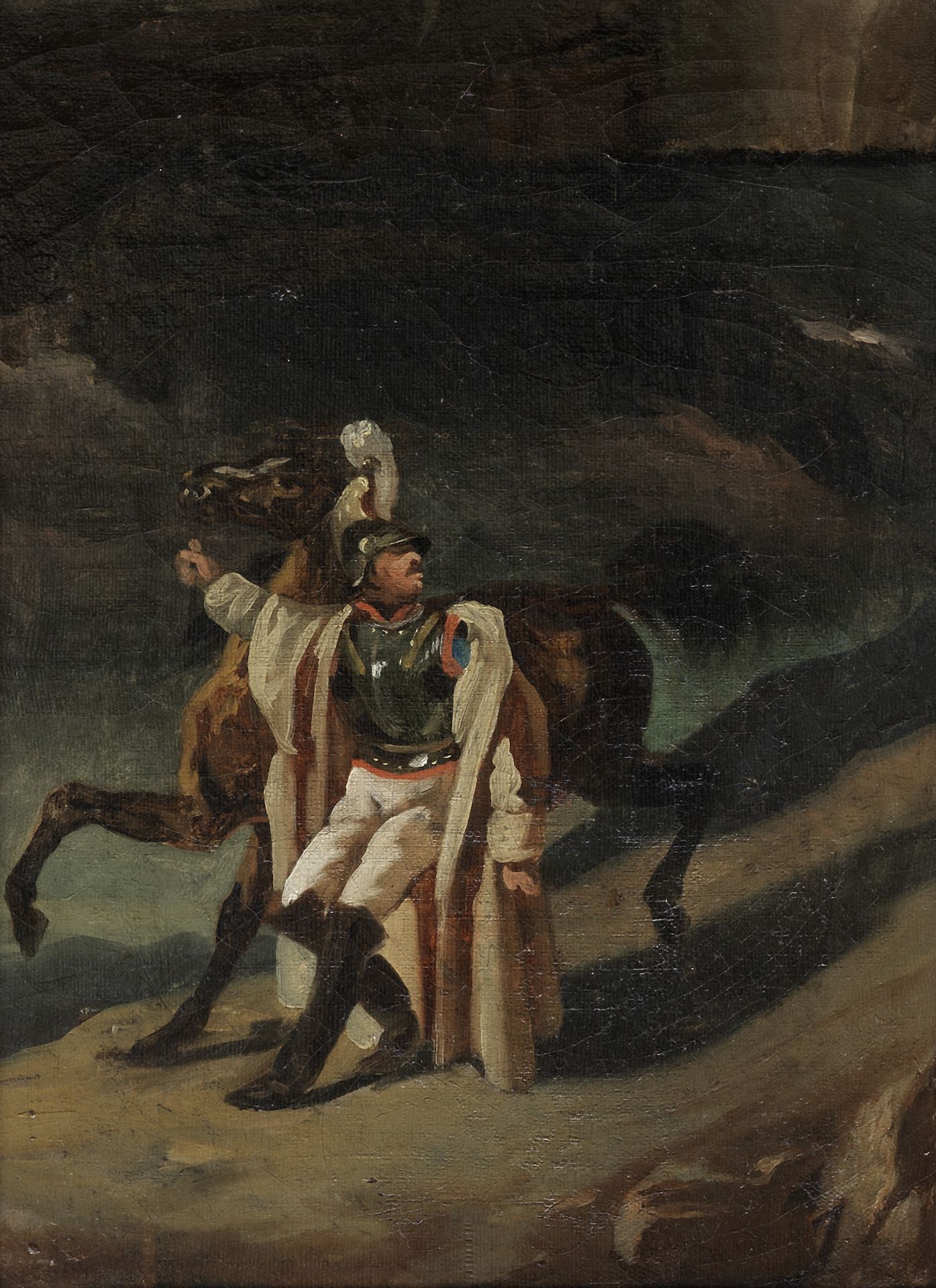 Th&#233;odore G&#233;ricault (Rouen 1791-1824 Paris) A study for The wounded Cuirassier