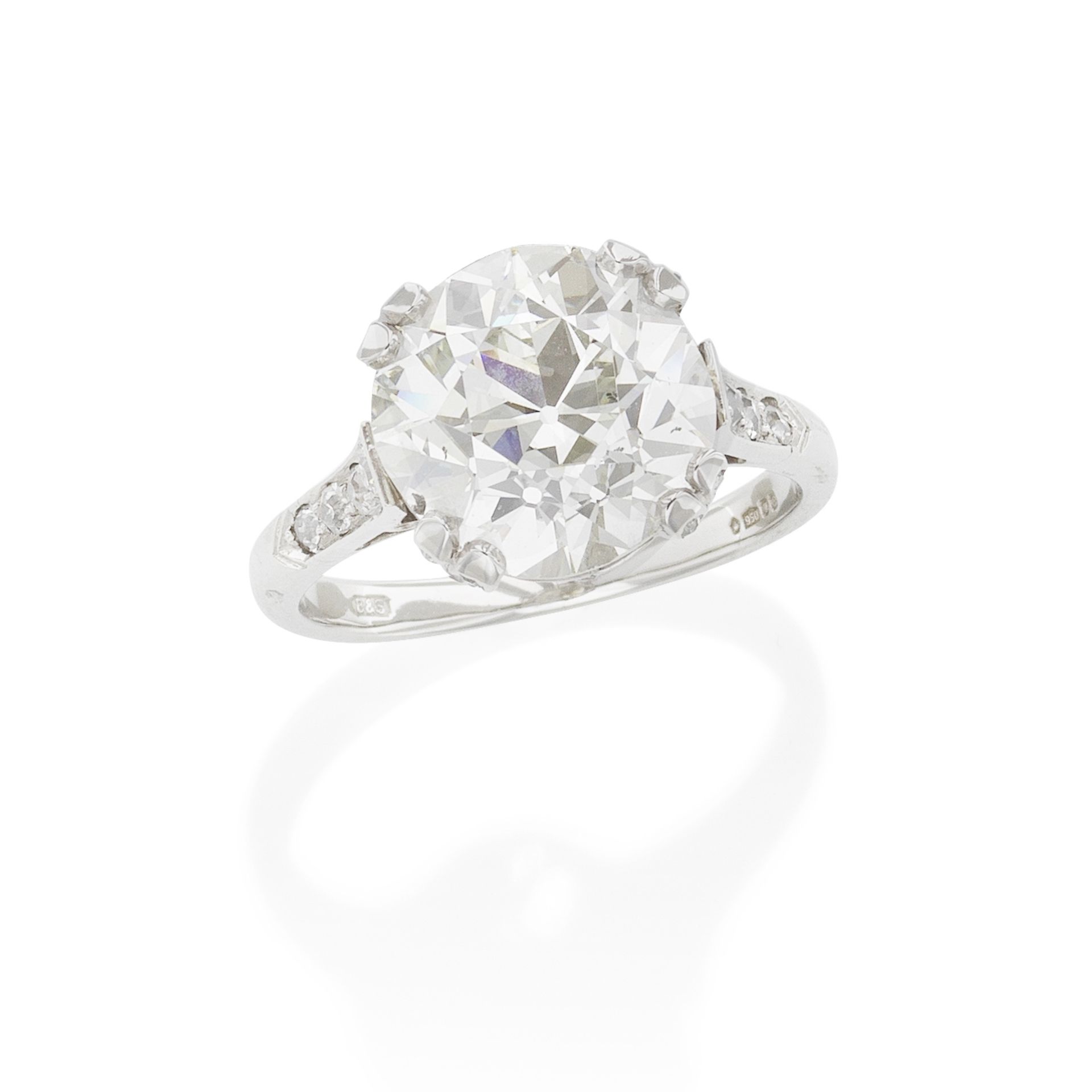 DIAMOND SINGLE-STONE RING, CIRCA 1920