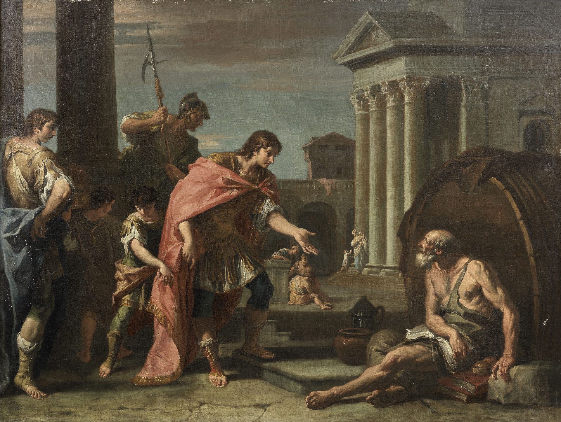 Sebastiano Ricci (Belluno 1659-1734 Venice) Alexander and Diogenes