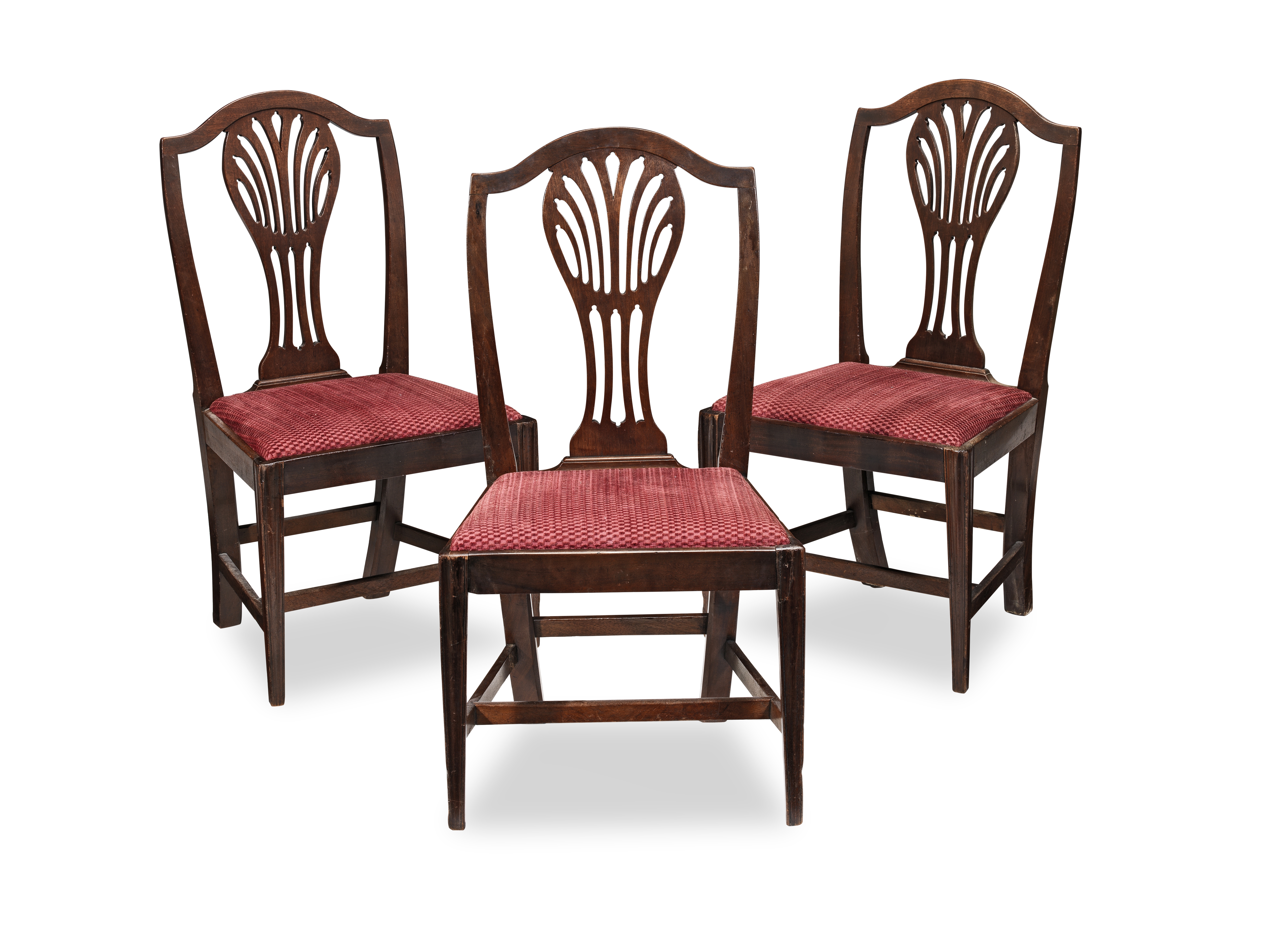 A set of three George III-style side chairs (3)