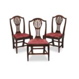 A set of three George III-style side chairs (3)